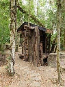 Hand crafted cabin in the woods by Apple Tree Cabins