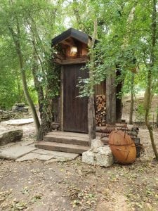 Hand crafted cabin in the woods by Apple Tree Cabins