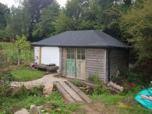 Restored Wooden Garden Potting Shed By Apple Tree Cabins