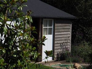 Restored Wooden Garden Potting Shed By Apple Tree Cabins